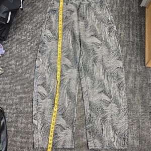 Lee Men's Black and Gray Patterned Jeans